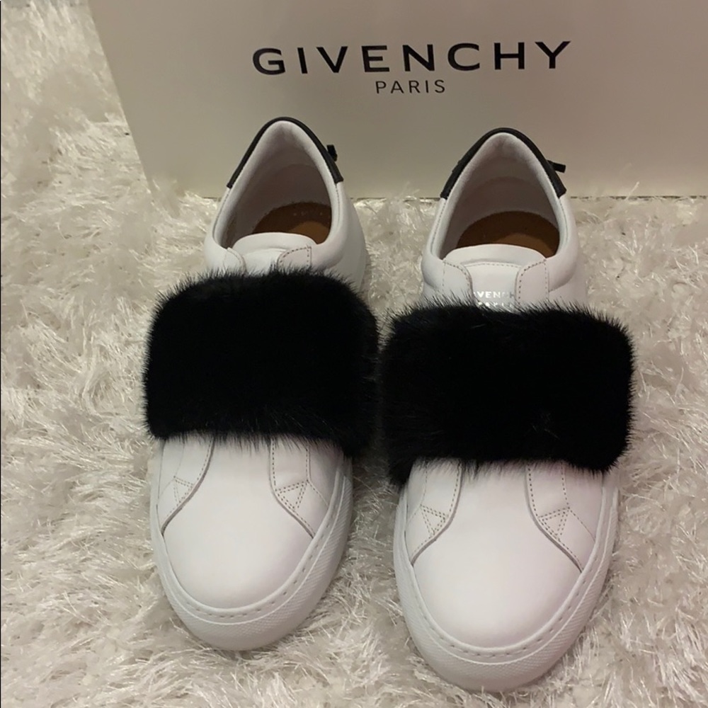 Givenchy Fur Sneakers